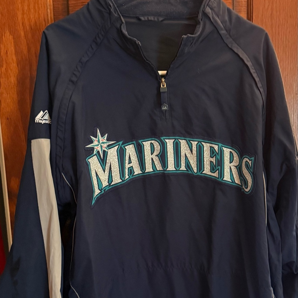 Majestic Blue and White Performance Jacket